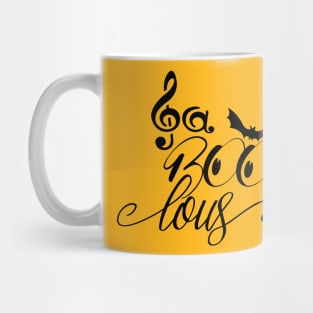 Treble Clef Fa Boo Lous Fabulous Halloween Musician Costume Mug